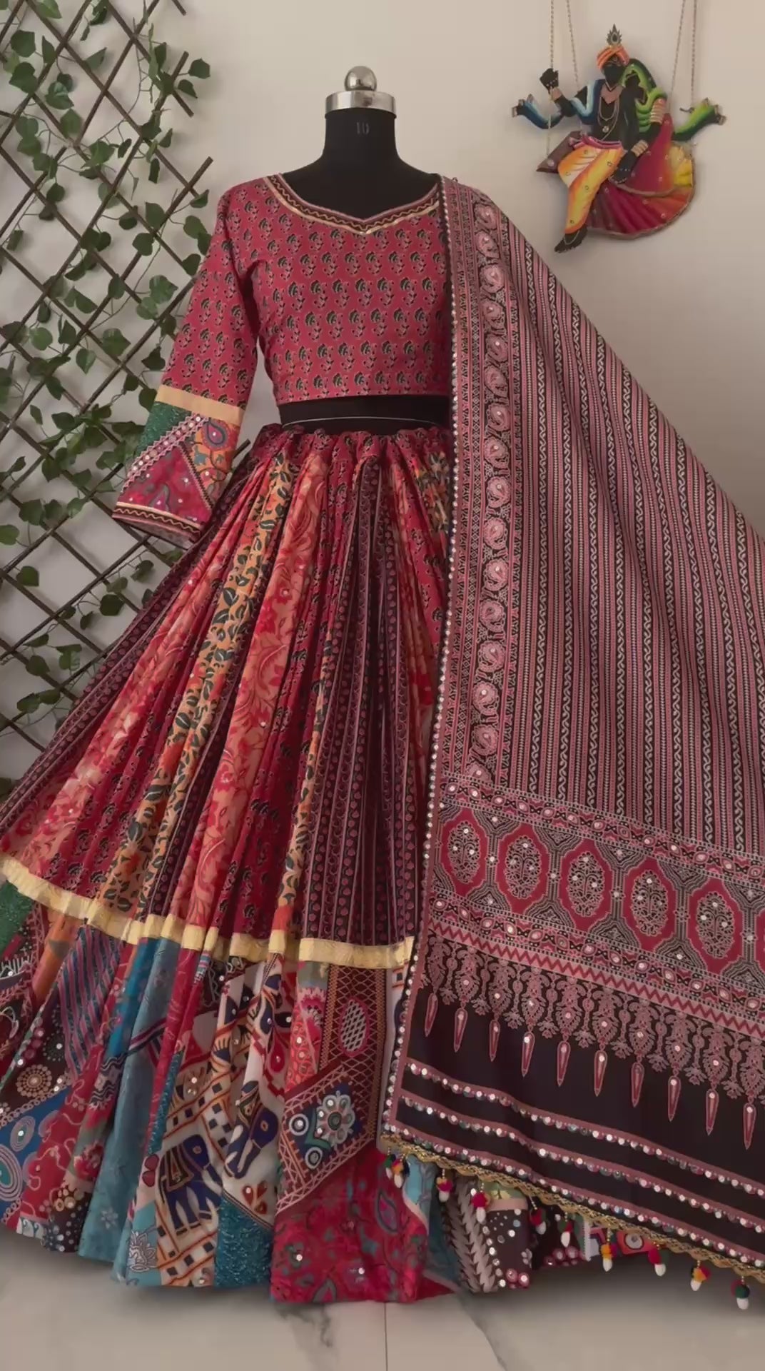 NEW TRENDING NAVRATRI SPECIAL CHANIYA CHOLI – 6 MTR FLAIR EDITION ❤️💐
